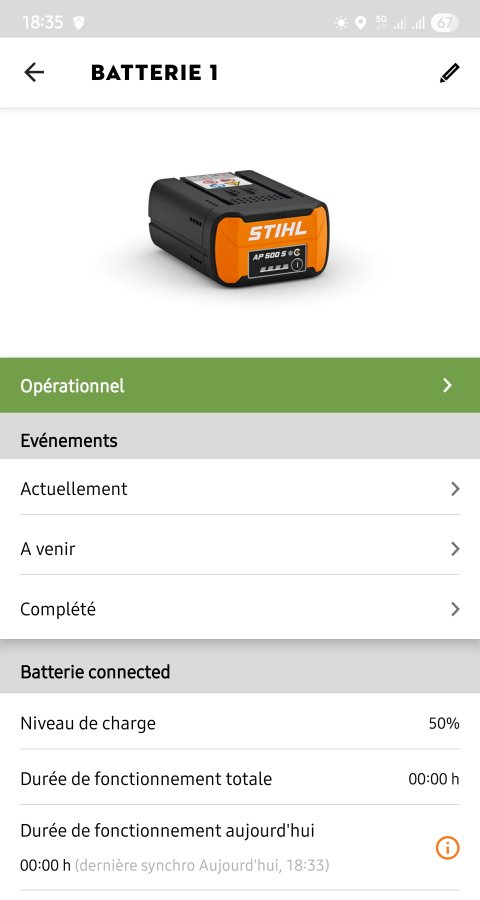 Même les batteries de tronçonneuses peuvent être connectées !