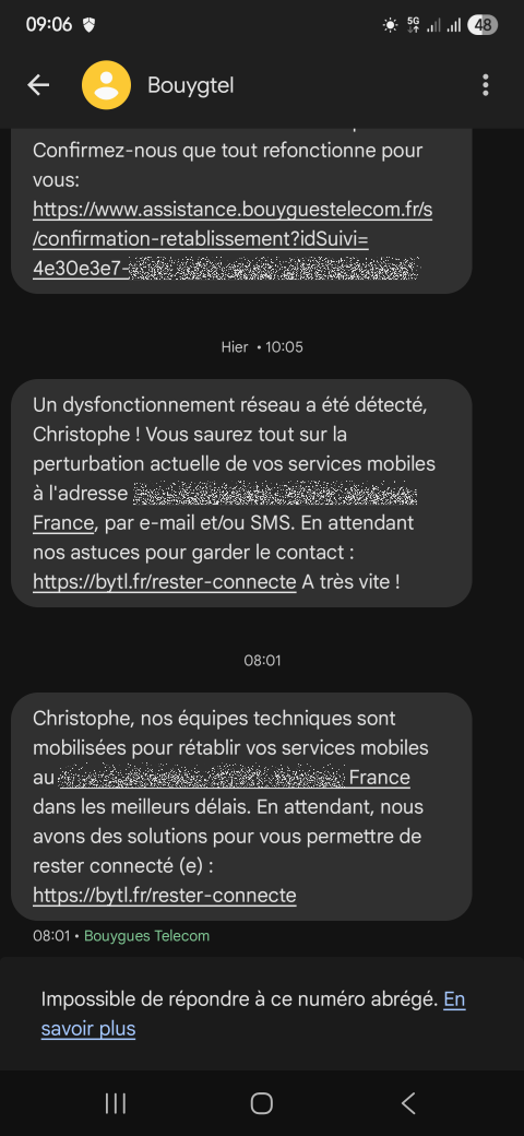 Etes vous satisfaits de votre opérateur mobile ?