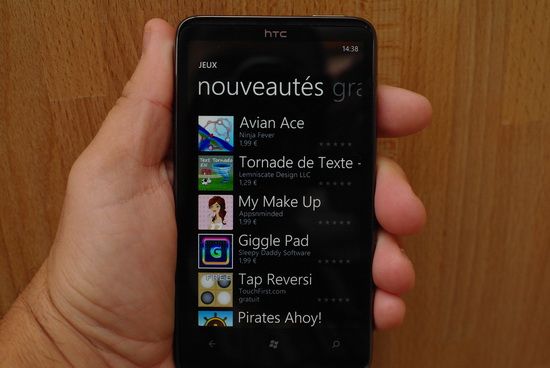logiciel zune pour htc hd7