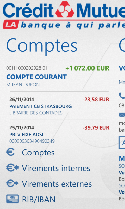 Crédit Mutuel, banque en ligne dans l'App Store